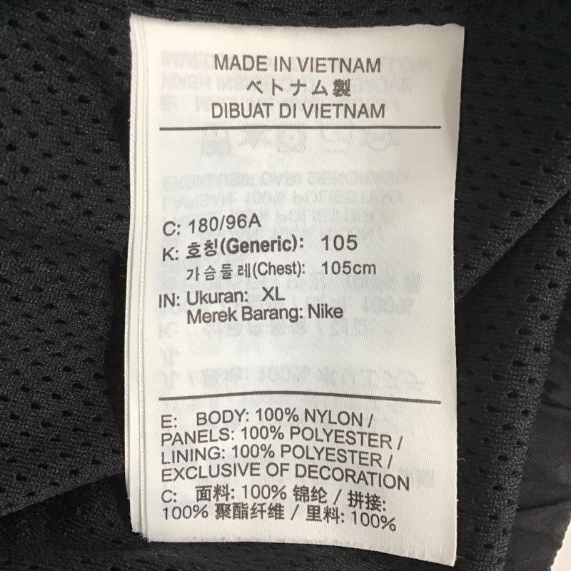 ナイキ NIKE ジャケット、上着 ジャンパー、ブルゾン ar3133-010 ジップアップジャケット ナイロンジャケット アウター XL ロゴ、文字 白 / ホワイト / X 黒 / ブラック /  メンズ USED 古着 中古 10127484