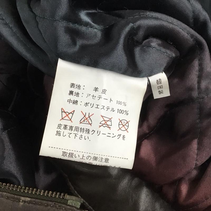 古着 USED ジャケット、上着 ジャケット、ブレザー ジップアップジャケット アウター 古着 M 無地 茶 / ブラウン /  メンズ USED 古着 中古 10127486