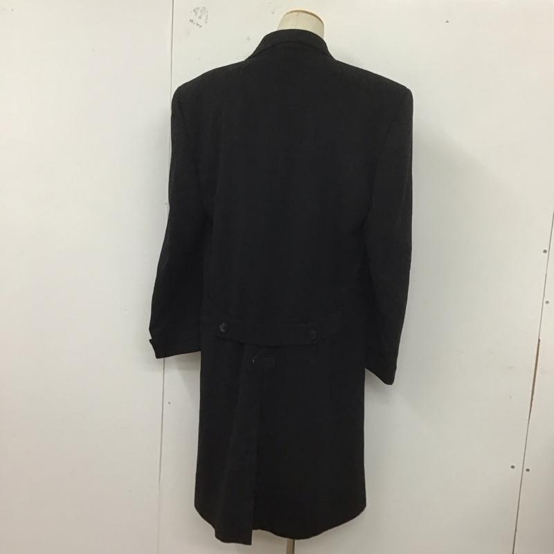 古着 USED ジャケット、上着 ジャケット、ブレザー ロングコート カラージャケット アウター 42 無地 黒 / ブラック /  メンズ USED 古着 中古 10127507