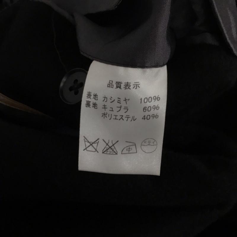 古着 USED ジャケット、上着 ジャケット、ブレザー ロングコート カラージャケット アウター 42 無地 黒 / ブラック /  メンズ USED 古着 中古 10127507