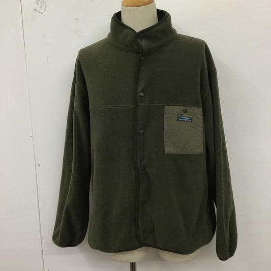 フリークスストア FREAK S STORE ジャケット、上着 ジャケット、ブレザー 長袖フリースジャケット 長袖カットソー 前ボタン スタンドカラー M ロゴ、文字 カーキ / カーキ /  メンズ USED 古着 中古 10127509