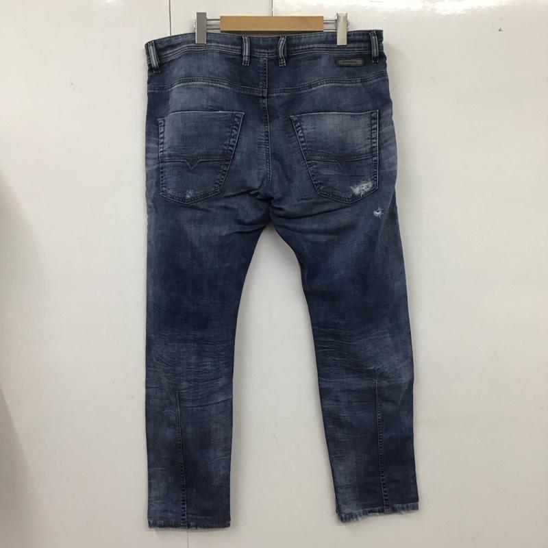 ディーゼル DIESEL パンツ デニム、ジーンズ デニムパンツ スリムパンツ カジュアルパンツ ストレッチパンツ 34インチ 無地 インディゴ / インディゴ /  メンズ USED 古着 中古 10127520
