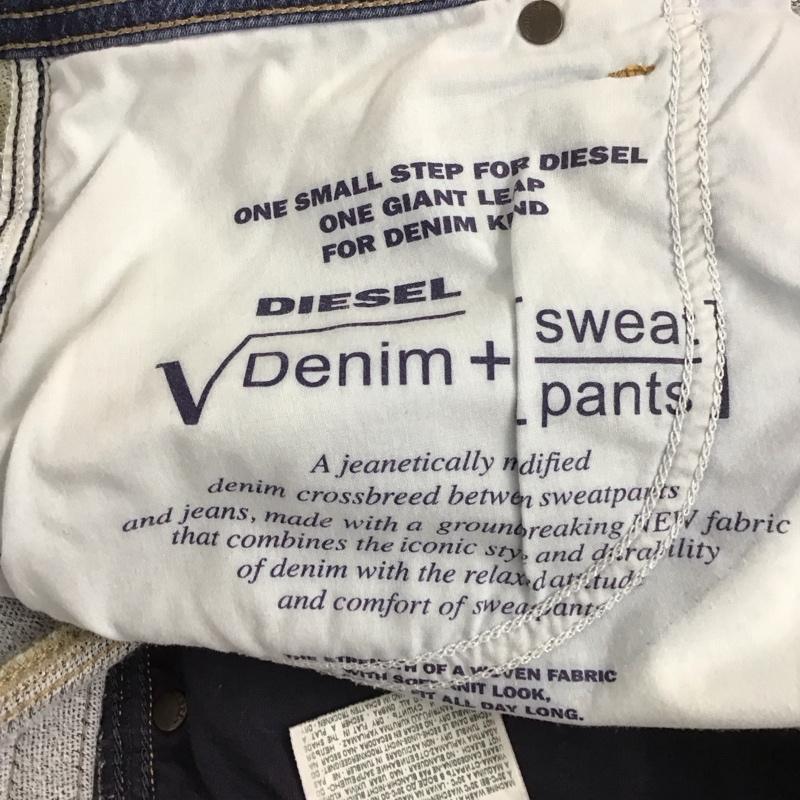 ディーゼル DIESEL パンツ デニム、ジーンズ デニムパンツ スリムパンツ カジュアルパンツ ストレッチパンツ 34インチ 無地 インディゴ / インディゴ /  メンズ USED 古着 中古 10127520
