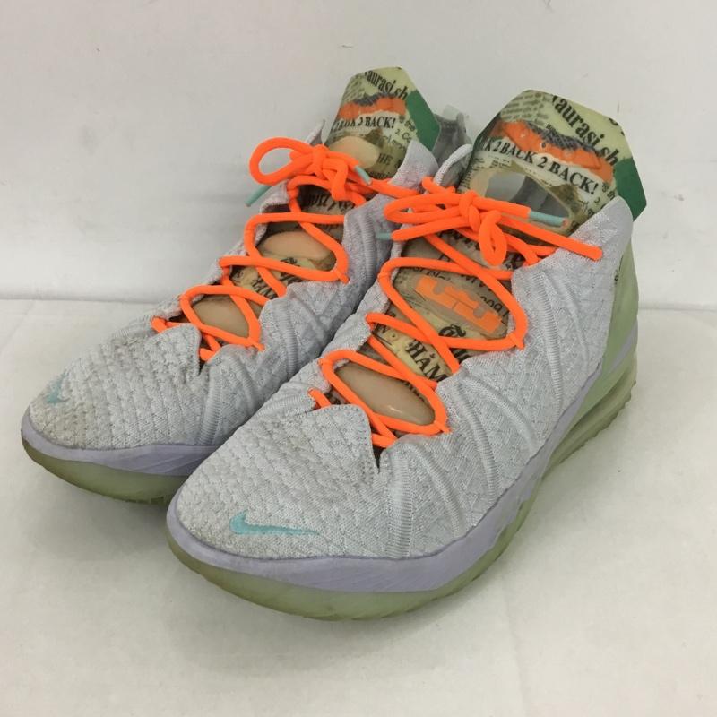 ナイキ NIKE スニーカー スニーカー CQ9283-401 LEBRON 18 28cm 28.0cm ロゴ、文字 マルチカラー / マルチカラー /  メンズ USED 古着 中古 10127525