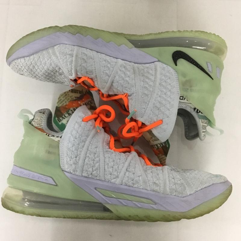 ナイキ NIKE スニーカー スニーカー CQ9283-401 LEBRON 18 28cm 28.0cm ロゴ、文字 マルチカラー / マルチカラー /  メンズ USED 古着 中古 10127525