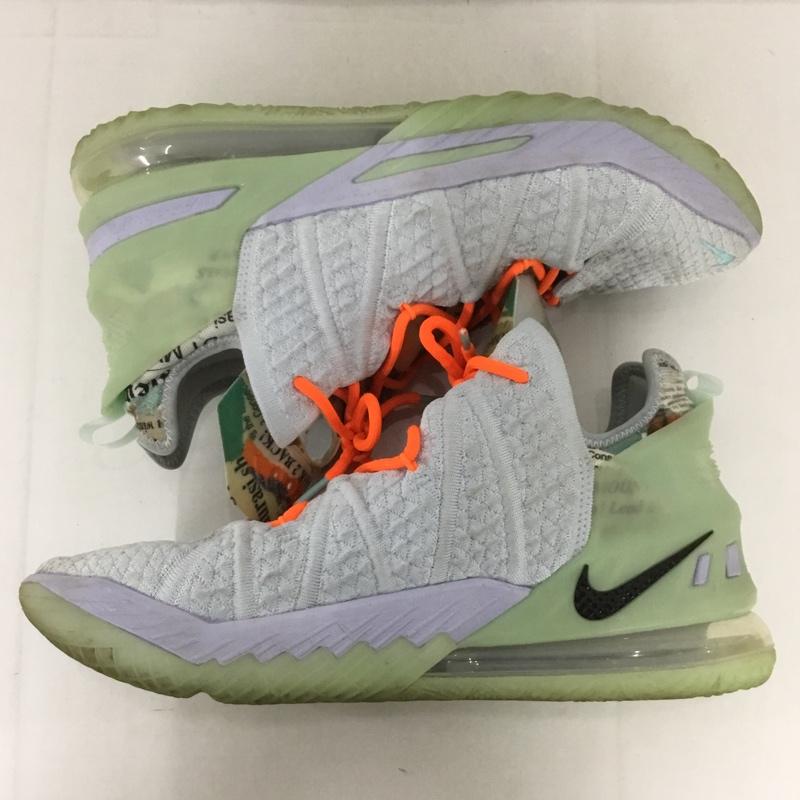ナイキ NIKE スニーカー スニーカー CQ9283-401 LEBRON 18 28cm 28.0cm ロゴ、文字 マルチカラー / マルチカラー /  メンズ USED 古着 中古 10127525