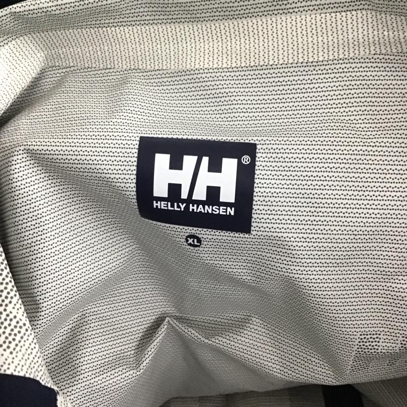 ヘリーハンセン HELLY HANSEN ジャケット、上着 ジャケット、ブレザー ジップアップジャケット ナイロンジャケット アウター XL ロゴ、文字 紺 / ネイビー /  メンズ USED 古着 中古 10127527