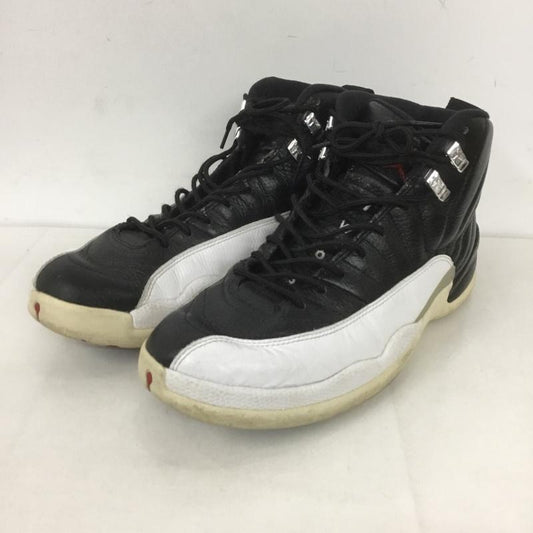 ナイキ NIKE スニーカー スニーカー 130690-001 AIR JORDAN 12 RETRO 27.5cm 27.5cm ワンポイント 黒 / ブラック / X 白 / ホワイト /  メンズ USED 古着 中古 10127531