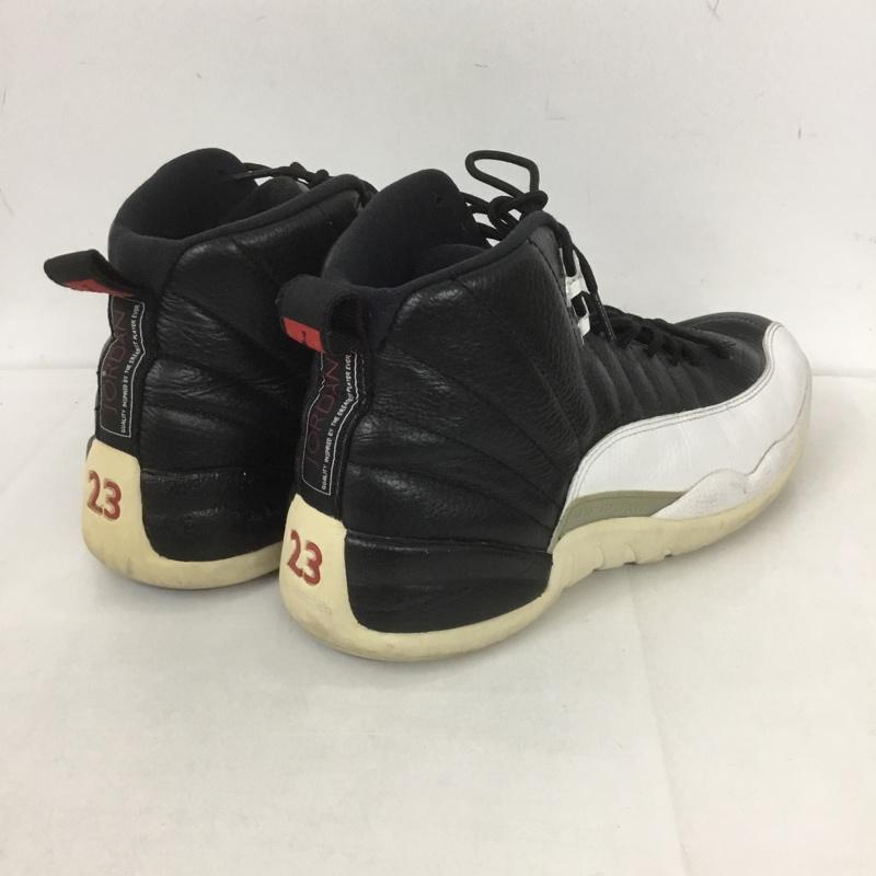 ナイキ NIKE スニーカー スニーカー 130690-001 AIR JORDAN 12 RETRO 27.5cm 27.5cm ワンポイント 黒 / ブラック / X 白 / ホワイト /  メンズ USED 古着 中古 10127531