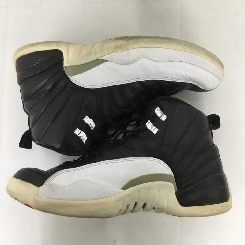 ナイキ NIKE スニーカー スニーカー 130690-001 AIR JORDAN 12 RETRO 27.5cm 27.5cm ワンポイント 黒 / ブラック / X 白 / ホワイト /  メンズ USED 古着 中古 10127531