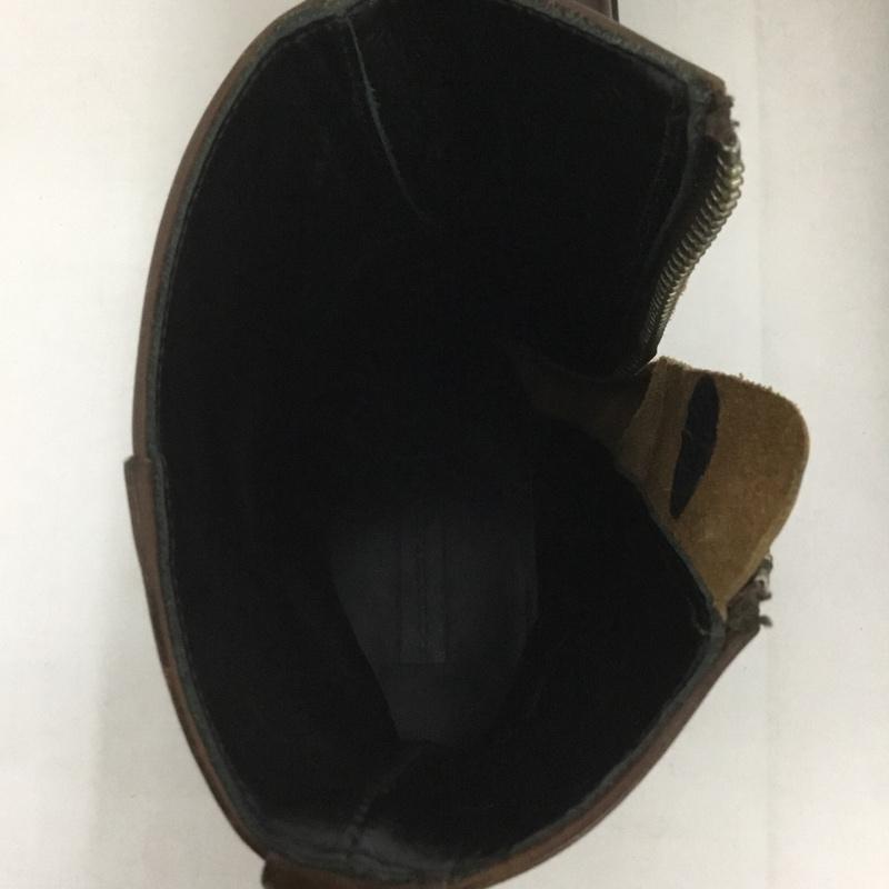 ラウンジリザード LOUNGE LIZARD ブーツ 一般 サイドファスナー レザー 2 無地 茶 / ブラウン /  メンズ USED 古着 中古 10127533