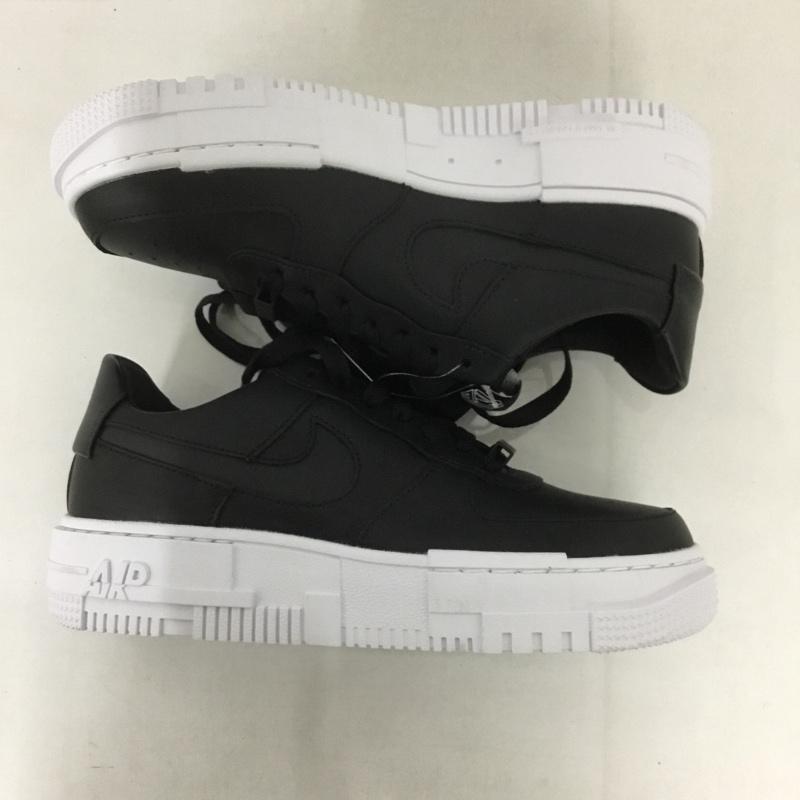 ナイキ NIKE スニーカー スニーカー CK6649-001 WMNS AIR FORCE 1 PIXEL 23.5cm 23.5cm ロゴ、文字 黒 / ブラック / X 白 / ホワイト /  レディース USED 古着 中古 10127536