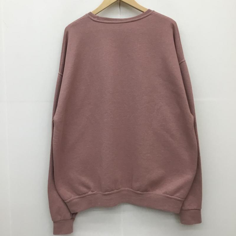 ユーズドクロージング used clothes トレーナー 長袖 NUBLEND JERZEES XL 無地 桃 / ピンク /  メンズ USED 古着 中古 10127547