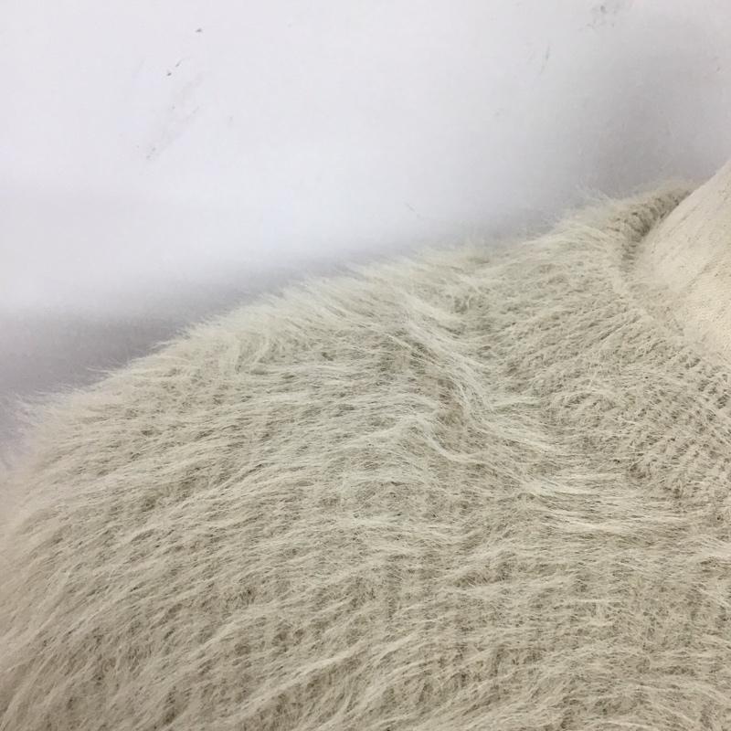 ミラオーウェン Mila Owen ニット、セーター 長袖 長袖ニットカットソー クルーネック セーター 0 無地 アイボリー / アイボリー /  レディース USED 古着 中古 10127558
