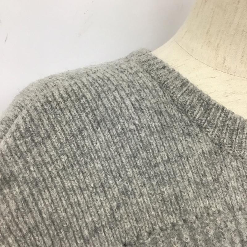 エムエイチエル MHL. ニット、セーター 長袖 長袖ニットカットソー クルーネック セーター 2 無地 灰 / グレー /  レディース USED 古着 中古 10127560