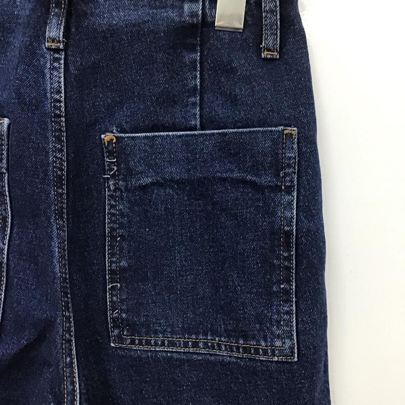 ザラ ZARA パンツ デニム、ジーンズ デニムパンツ スリムパンツ カジュアルパンツ ストレッチパンツ 36 無地 インディゴ / インディゴ /  レディース USED 古着 中古 10127563