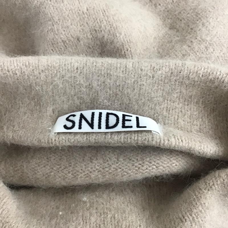 スナイデル SNIDEL ニット、セーター 長袖 長袖ニットワンピース ロングスカート クルーネック FREE 無地 ベージュ / ベージュ /  レディース USED 古着 中古 10127564