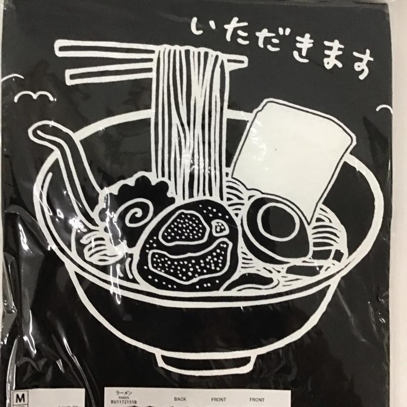 豊天商店 ぶーでんしょうてん Tシャツ 半袖 らーめん プリントT M プリント 黒 / ブラック /  メンズ USED 古着 中古 10127577