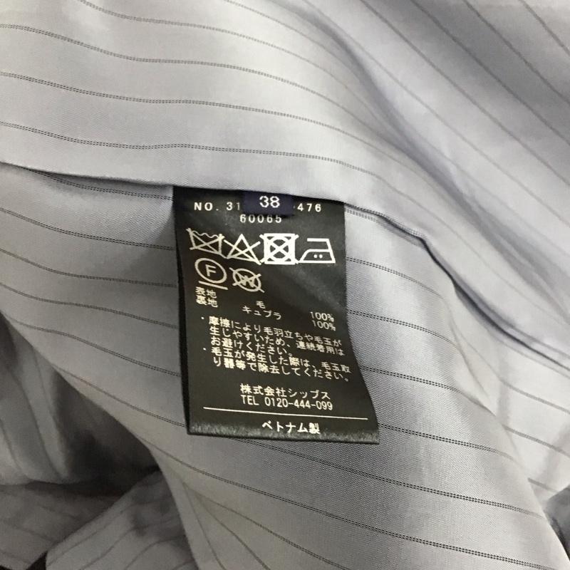 シップス SHIPS ジャケット、上着 ジャケット、ブレザー ロングコート ロングジャケット アウター 38 無地 紺 / ネイビー /  レディース USED 古着 中古 10127578