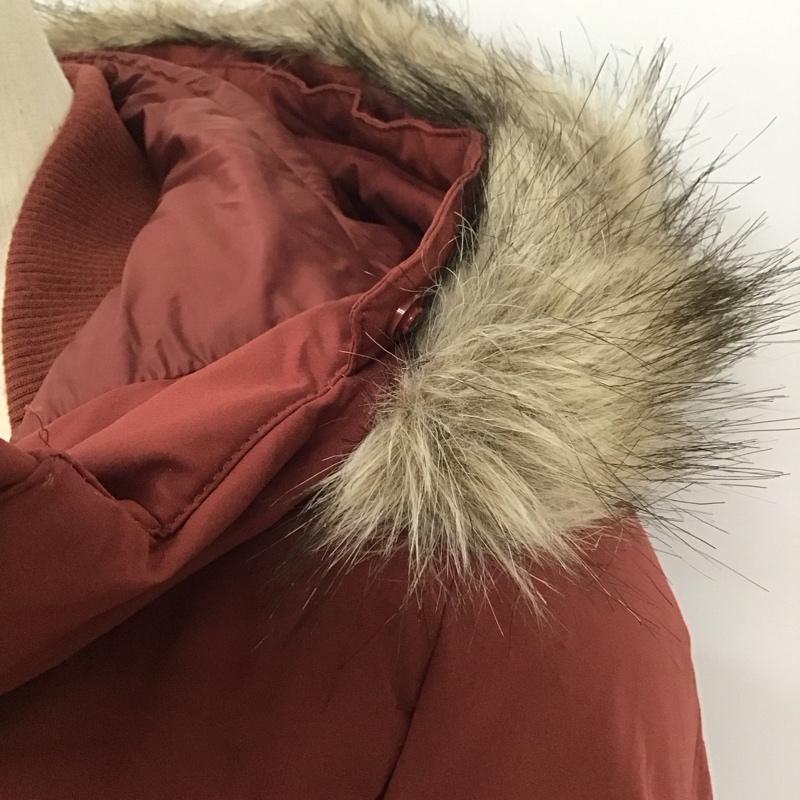 ユニクロ UNIQLO ジャケット、上着 ジャケット、ブレザー 211-401925 シームレスダウンジャケット ジップアップジャケット アウター L 無地 えんじ / ワインレッド /  レディース USED 古着 中古 10127585
