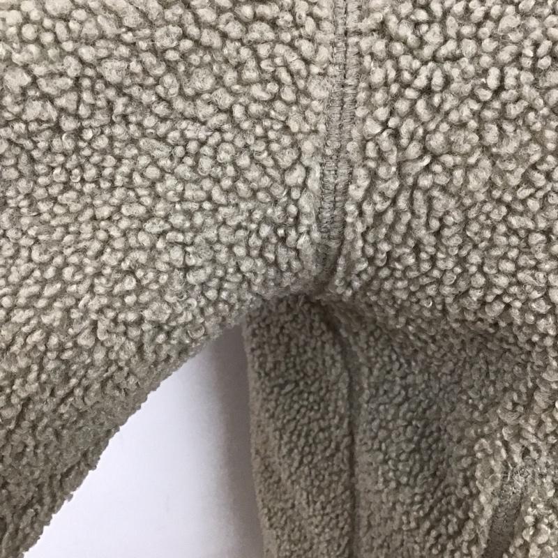ユニクロ UNIQLO ジャケット、上着 ジャケット、ブレザー 241-408760 スムースヤーンフリースノーカラージャケット アウター L 無地 ベージュ / ベージュ /  レディース USED 古着 中古 10127586