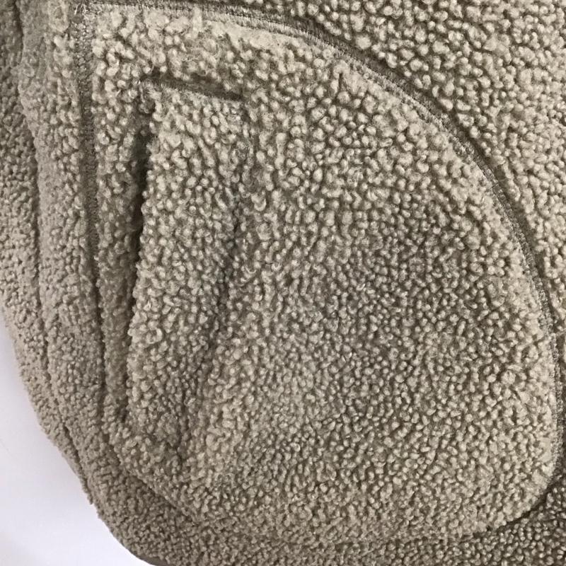 ユニクロ UNIQLO ジャケット、上着 ジャケット、ブレザー 241-408760 スムースヤーンフリースノーカラージャケット アウター L 無地 ベージュ / ベージュ /  レディース USED 古着 中古 10127586