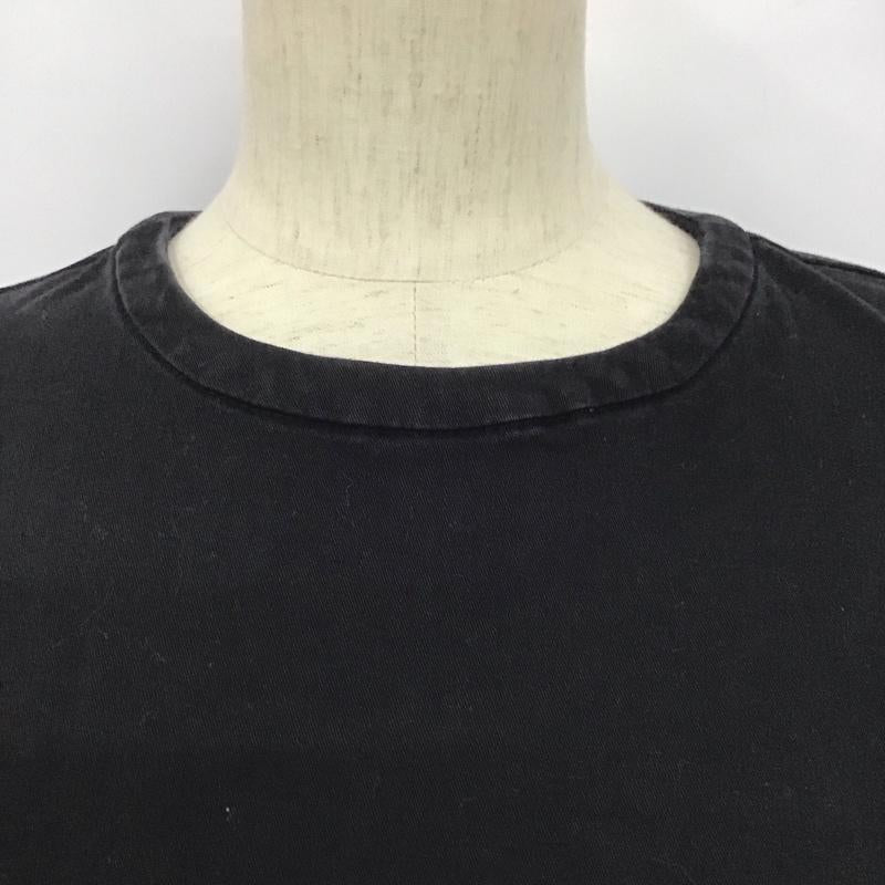 ザラベーシック ZARA BASIC ワンピース ひざ丈スカート 半袖ミニワンピース タイトワンピース ストレッチ S 無地 黒 / ブラック /  レディース USED 古着 中古 10127587
