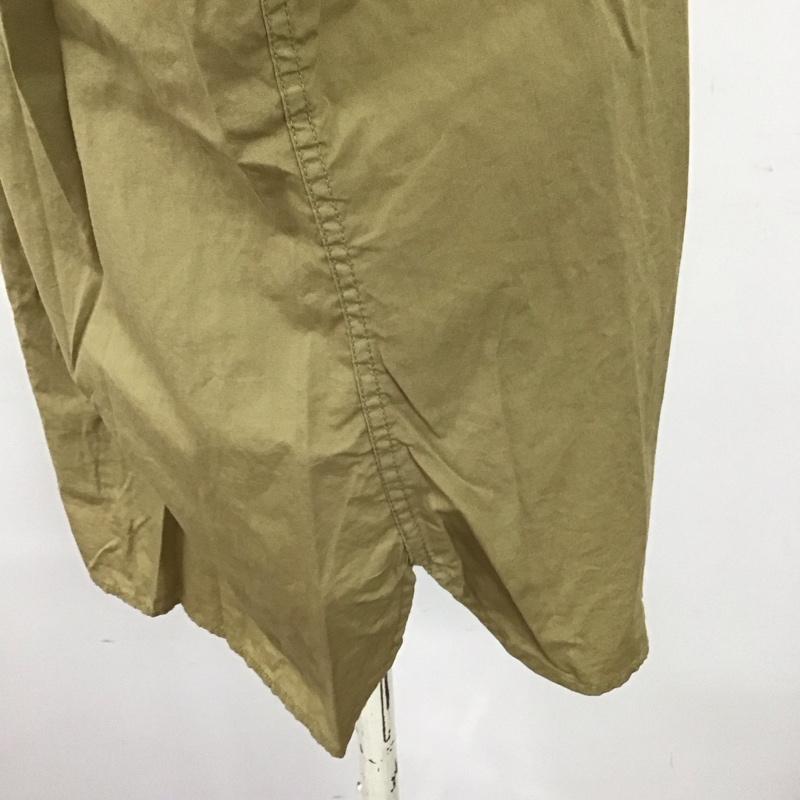 エムエイチエル MHL. シャツ、ブラウス 長袖 長袖シャツ 無地シャツ ノーカラーシャツ 1 無地 ベージュ / ベージュ /  レディース USED 古着 中古 10127591