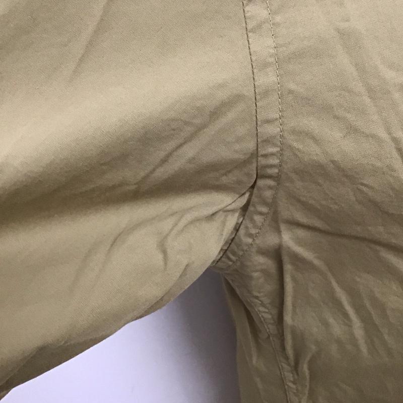 エムエイチエル MHL. シャツ、ブラウス 長袖 長袖シャツ 無地シャツ ノーカラーシャツ 1 無地 ベージュ / ベージュ /  レディース USED 古着 中古 10127591