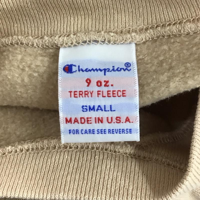 チャンピオン Champion トレーナー 長袖 c5-p001 CREWNECKSWEATSHIRT トレーナー S 無地 ベージュ / ベージュ /  レディース USED 古着 中古 10127605