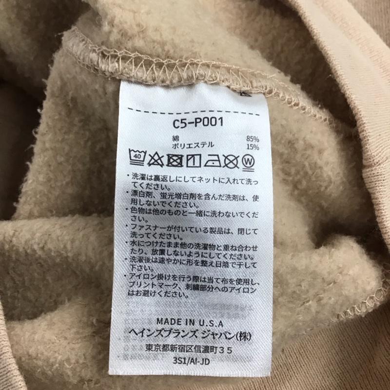 チャンピオン Champion トレーナー 長袖 c5-p001 CREWNECKSWEATSHIRT トレーナー S 無地 ベージュ / ベージュ /  レディース USED 古着 中古 10127605