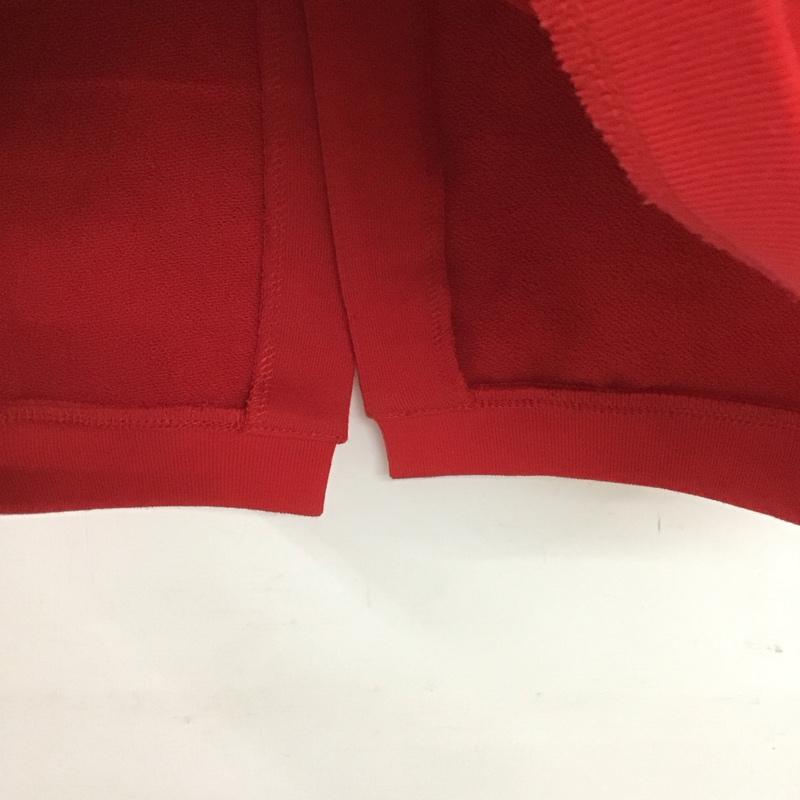 ステューシー STUSSY スカート ひざ丈スカート スウェットスカート カジュアルスカート バックスリット S 無地 赤 / レッド /  レディース USED 古着 中古 10127609