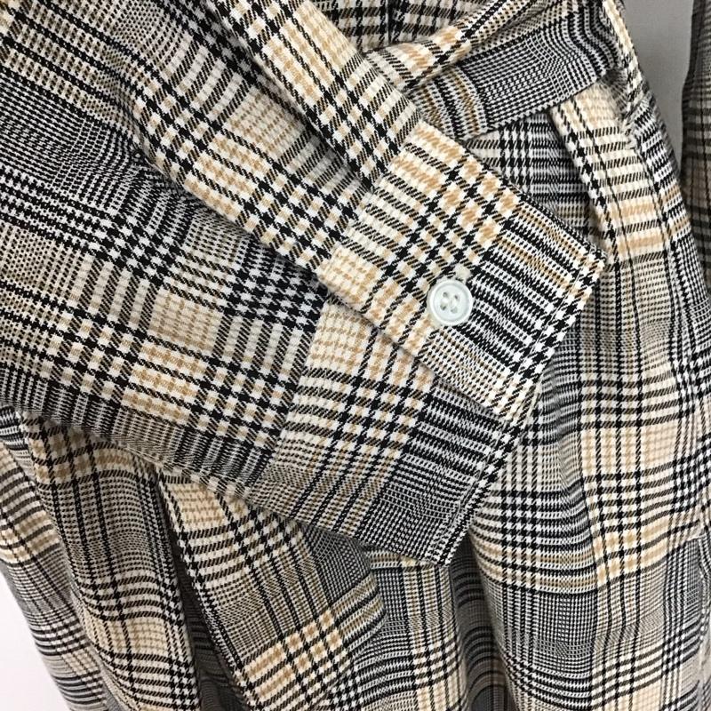 マーキュリーデュオ MERCURYDUO ワンピース ロングスカート 長袖ロングワンピース 前開きシャツワンピース FREE チェック マルチカラー / マルチカラー /  レディース USED 古着 中古 10127610