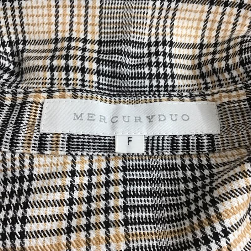 マーキュリーデュオ MERCURYDUO ワンピース ロングスカート 長袖ロングワンピース 前開きシャツワンピース FREE チェック マルチカラー / マルチカラー /  レディース USED 古着 中古 10127610