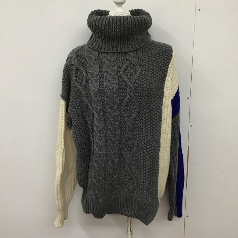 ザラニット ZARA KNIT ニット、セーター 長袖 長袖ニットカットソー タートルネック セーター M  マルチカラー / マルチカラー /  レディース USED 古着 中古 10127613