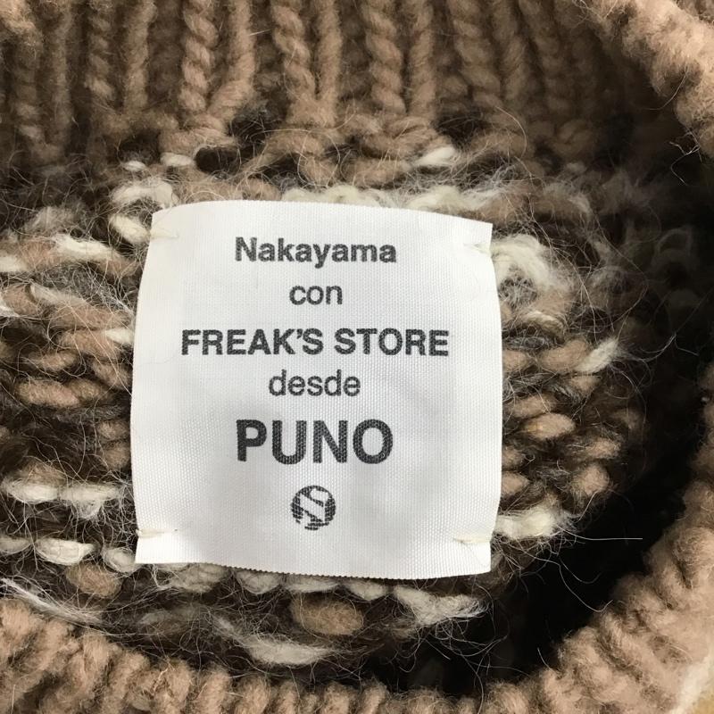 フリークスストア FREAK S STORE ニット、セーター 長袖 長袖ニットカットソー クルーネック セーター プリント マルチカラー / マルチカラー /  レディース USED 古着 中古 10127618