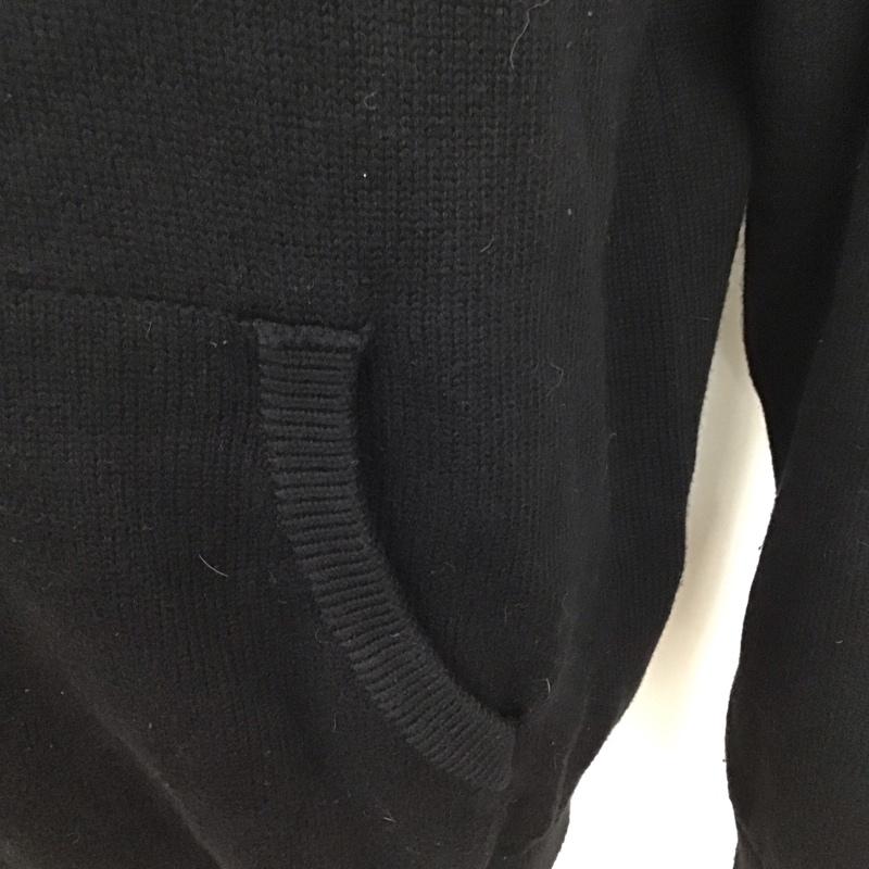 エクストララージ XLARGE パーカー 長袖 長袖パーカー プルオーバーパーカー ニット M ロゴ、文字 黒 / ブラック /  メンズ USED 古着 中古 10127637