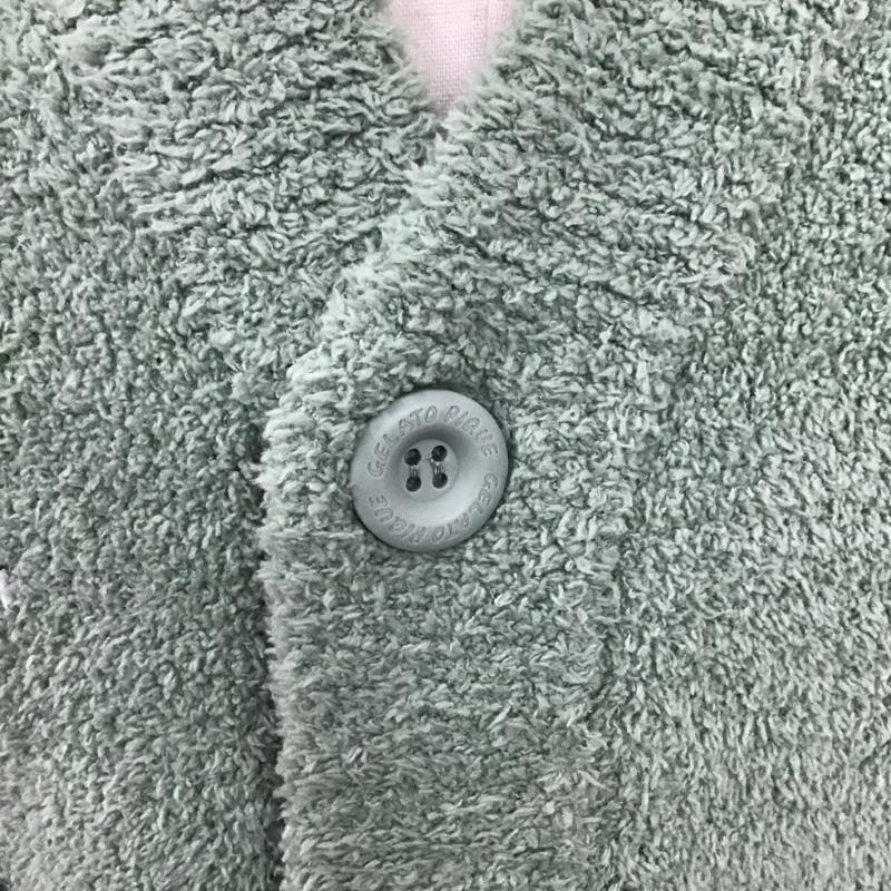 ジェラートピケオム GELATO PIQUE HOMME カーディガン 長袖 pmnt245945 パウダーダイナソージャガードカーディガン ルームウェア M プリント 緑 / グリーン /  メンズ USED 古着 中古 10127641