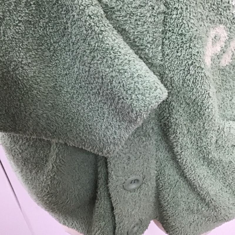 ジェラートピケオム GELATO PIQUE HOMME カーディガン 長袖 pmnt245945 パウダーダイナソージャガードカーディガン ルームウェア M プリント 緑 / グリーン /  メンズ USED 古着 中古 10127641