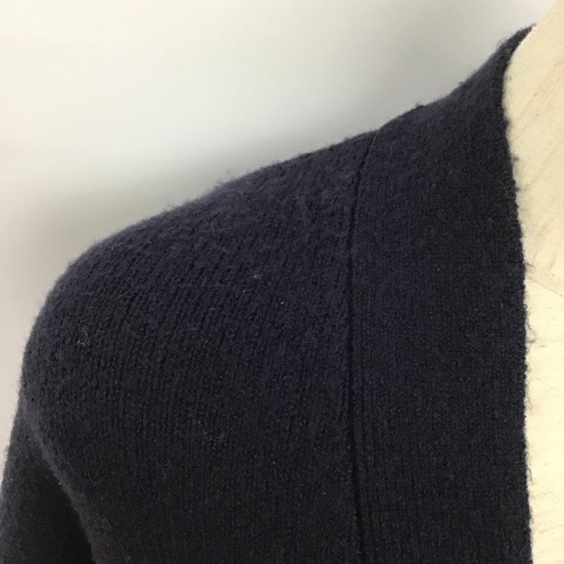 ロデオクラウンズ Rodeo Crowns カーディガン 長袖 429ear70-0500 STARロングニットカーディガン 前開き FREE 総柄 紺 / ネイビー /  レディース USED 古着 中古 10127649