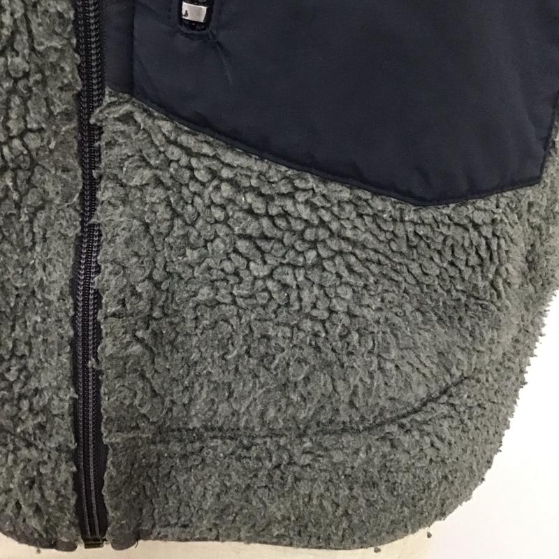 パタゴニア patagonia ベスト ベスト ベスト ジップアップフリースベスト スタンドネック S ロゴ、文字 灰 / グレー /  メンズ USED 古着 中古 10127657
