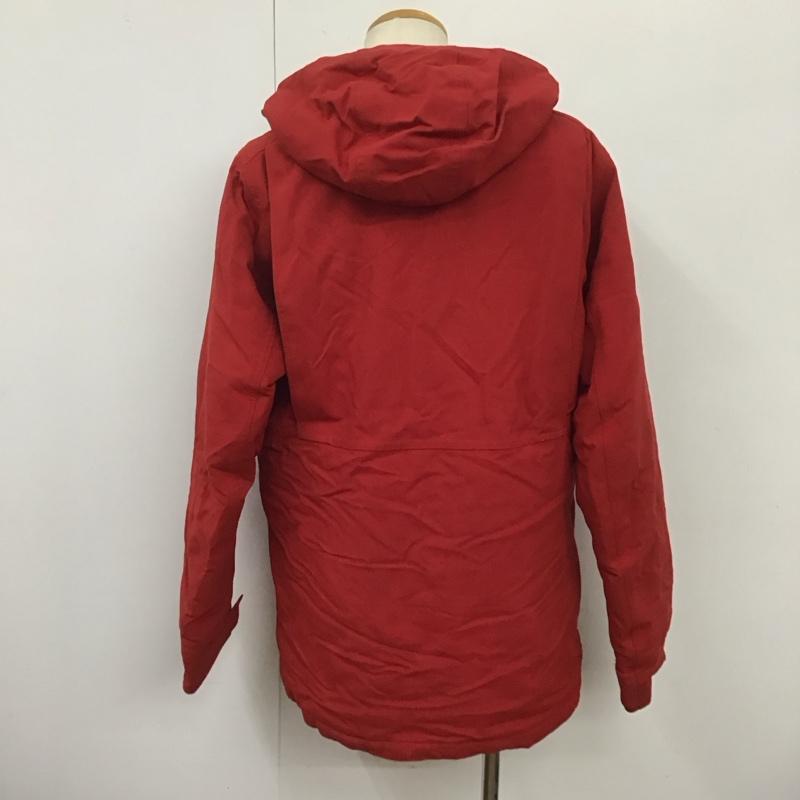 パタゴニア patagonia ジャケット、上着 ジャケット、ブレザー ジップアップジャケット パーカージャケット アウター M ロゴ、文字 赤 / レッド /  メンズ USED 古着 中古 10127658