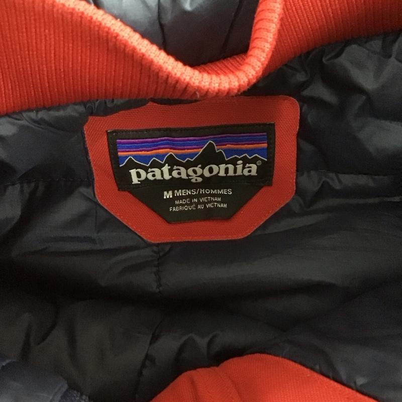パタゴニア patagonia ジャケット、上着 ジャケット、ブレザー ジップアップジャケット パーカージャケット アウター M ロゴ、文字 赤 / レッド /  メンズ USED 古着 中古 10127658