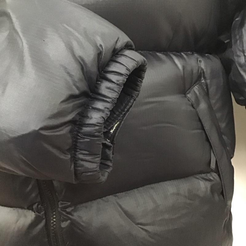 ザノースフェイス THE NORTH FACE ジャケット、上着 ダウンジャケット ジップアップジャケット ダウンジャケット アウター スタンドネック ロゴ、文字 黒 / ブラック /  メンズ USED 古着 中古 10127660