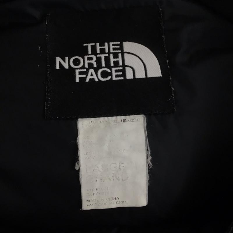 ザノースフェイス THE NORTH FACE ジャケット、上着 ダウンジャケット ジップアップジャケット ダウンジャケット アウター スタンドネック ロゴ、文字 黒 / ブラック /  メンズ USED 古着 中古 10127660
