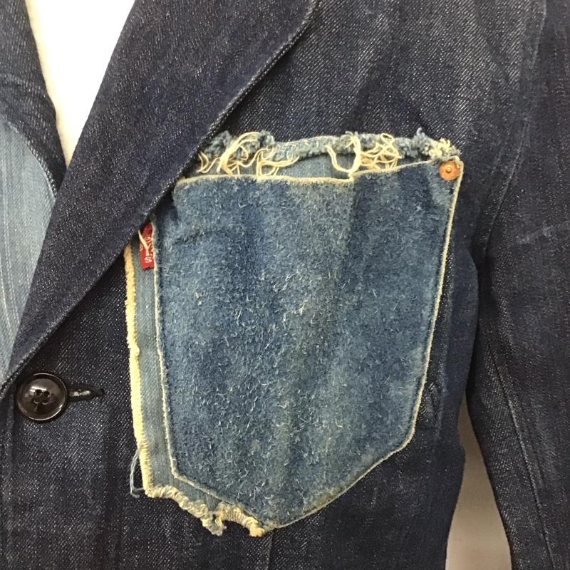 リーバイストラウスアンドコー Levi Strauss & co. ジャケット、上着 ジャンパー、ブルゾン デニムジャケット Gジャン アウター カジュアルジャケット L 無地 インディゴ / インディゴ /  メンズ USED 古着 中古 10127661