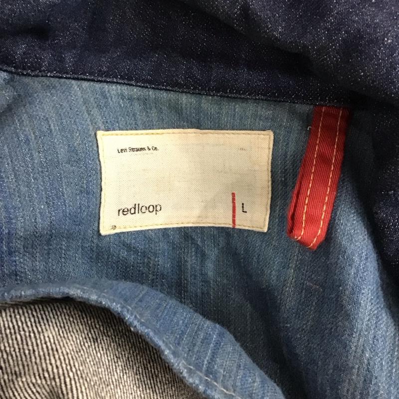 リーバイストラウスアンドコー Levi Strauss & co. ジャケット、上着 ジャンパー、ブルゾン デニムジャケット Gジャン アウター カジュアルジャケット L 無地 インディゴ / インディゴ /  メンズ USED 古着 中古 10127661