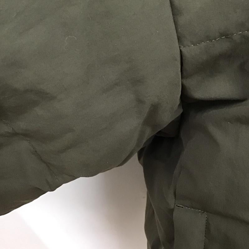 ユニクロ UNIQLO ジャケット、上着 ジャンパー、ブルゾン 311-462851 PADDEDVOLUMEJACKET ダウンジャケット アウター M 無地 カーキ / カーキ /  メンズ USED 古着 中古 10127662