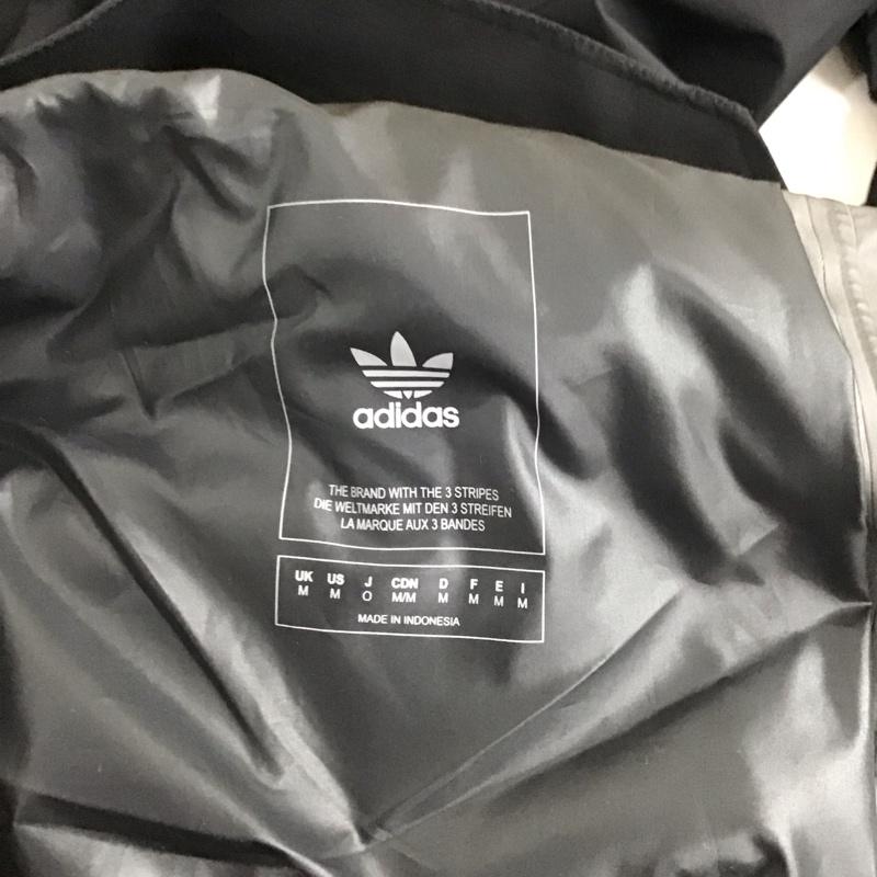 アディダス adidas ジャケット、上着 ジャケット、ブレザー dh2275 NMDKRKGTXゴアテックスジャケット ジップアップジャケット ロゴ、文字 黒 / ブラック /  メンズ USED 古着 中古 10127669