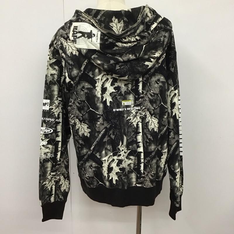 アベイシングエイプ A BATHING APE パーカー 長袖 ジップアップパーカー 長袖パーカー カジュアルジャケット XXL プリント マルチカラー / マルチカラー /  メンズ USED 古着 中古 10127670